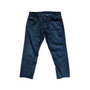 Lucky Brand Jeans Mens Size Original Straight Dark Wash 5Pocket Zipper Fly Retro